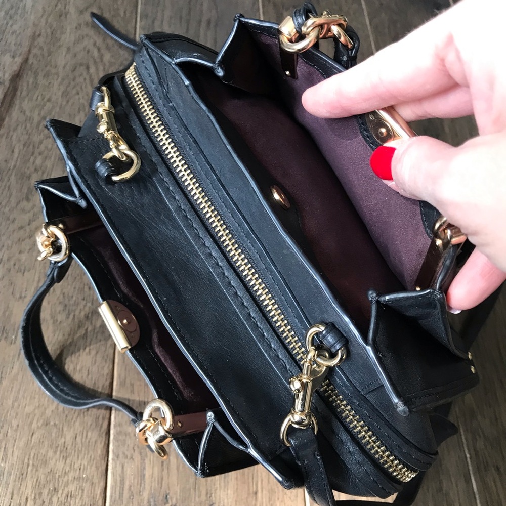 Coach Leather Dreamer 21 Mini Crossbody Satchel - Picture 10 of 16